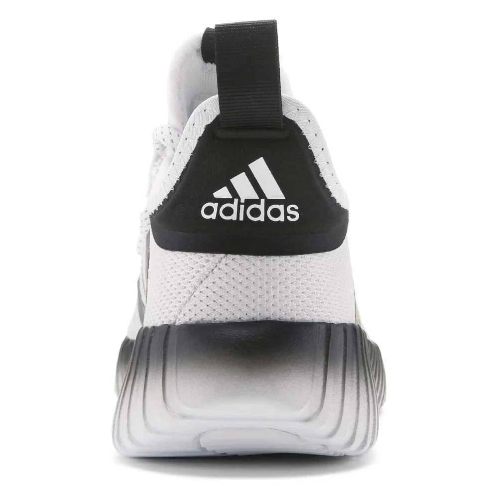 Adidas Kaptir 3.0 White Black Knit Sneakers IE6624 Mens 8.5 Womens 9.5 NEW - Picture 4 of 5